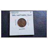 1953 D Lincoln Cent Double Mint Mark East