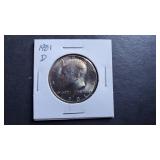 1981 D Kennedy Half Dollar