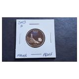 2003 S Maine State Quarter Proof