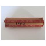 1953 Wheat Cent Roll Taped up & Unchecked