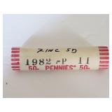 1982 P Lincoln Cent Original Roll
