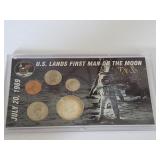 U.S. Lands First Man On The Moon Set