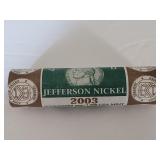 2003 D Jefferson Nickel Original Roll