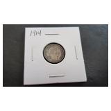 1914 Barber Dime