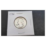 1936 Washington Quarter