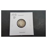 1912 D Barber Dime