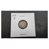 1914 D Barber Dime
