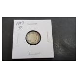 1907 O Barber Dime