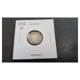 1902 S Barber Dime