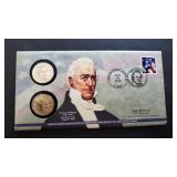 2010 James Buchanan $1 Cover Series w 2 Coins