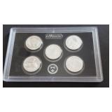 2015 S Park Quarter 5 Coin Proof Set 90% Silver