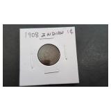 1908 Indian Head Cent