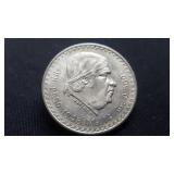 1948 UN Peso 50% Silver from Mexico