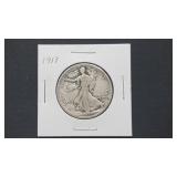 1917 Walking Liberty Half Dollar