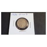 1936 D/D Buffalo Nickel