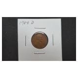 1944 D  Lincoln Cent altered to look like a 1914 D