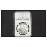 1887 Morgan Silver Dollar NGC MS63