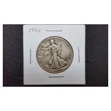 1942 Walking Liberty Half Dollar