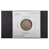 1886  5 Centavos From Colombia
