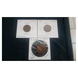 1918 2 Centavos, 1917 & 1918 Centavo  Fm Portugal