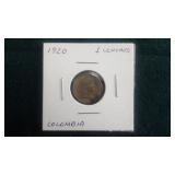 1920  Centavo  From Colombia