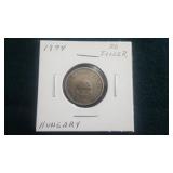 1894  20 Filler  From Hungary