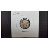1941 Mercury Dime