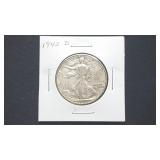 1942 D  Walking Liberty Half Dollar