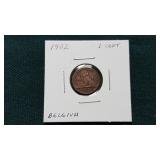 1902  Cent  Belgium