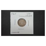 1961  1/10 Balboa From Panama 90% Silver