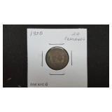 1935  20 Centavos From Mexico 72% Silver