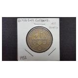 1955  50 Cents From East Caribbean