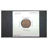1953   Centavo From Mexico