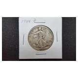 1944 D  Walking Liberty Half Dollar