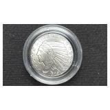 1929 One Tenth Troy Ounce Indian Head .999 Silver