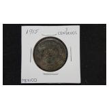 1915  5 Centavos From Mexico