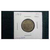 1919  50 Ore  From Sweden 60% Silver