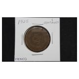 1925  5 Centavos From Mexico