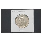 1939 D Walking Liberty Half Dollar