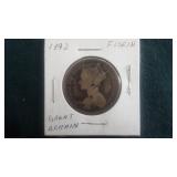 1892  Florin  Great Britain 92.5% Silver