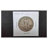 1942 D Walking Liberty Half Dollar