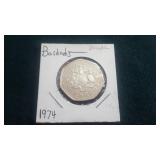 1974  Dollar  From Barbados