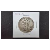 1942 S  Walking Liberty Half Dollar