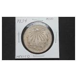 1934 Peso From Mexico 72% Silver