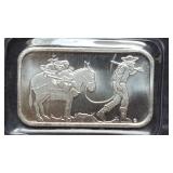 1 Oz. SilverTowne  Donkey .999 Silver Bar