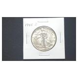 1945 D Walking Liberty Half Dollar