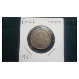 1921  Markka  From Finland