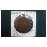 1893  2 Centavos  From Argentina