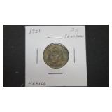 1951  25 Centavos From Mexico 30% Silver