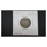 1909  5 Centavos From Mexico